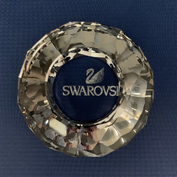 Set of 2 - Silver Swarovski Candle Holders - Picture 4 of 5